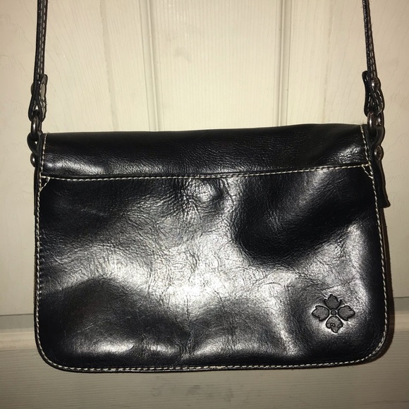 Patricia Nash Black Leather Embossed Flower Purse - Picture 5 of 5